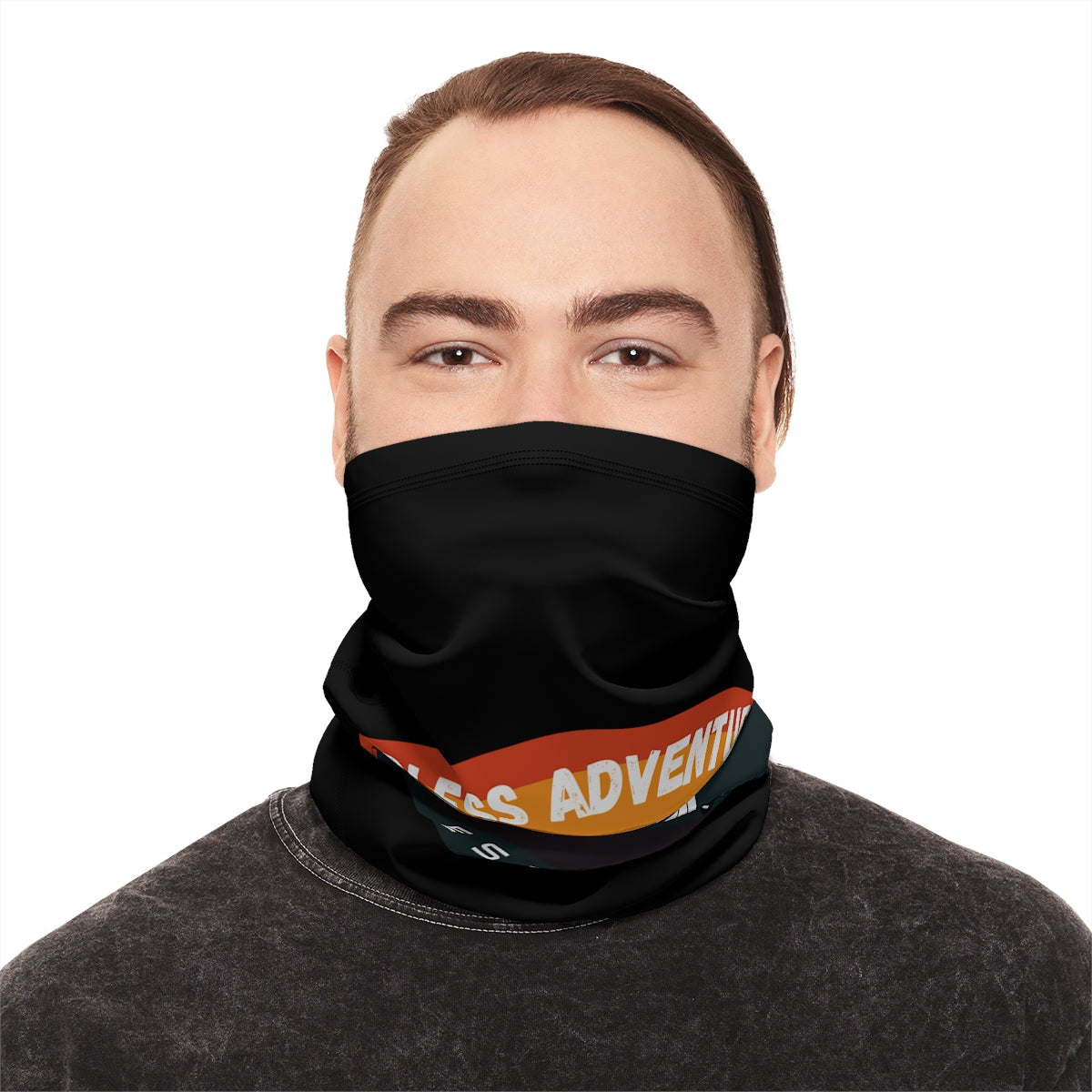 Winter Neck Gaiter With Drawstring