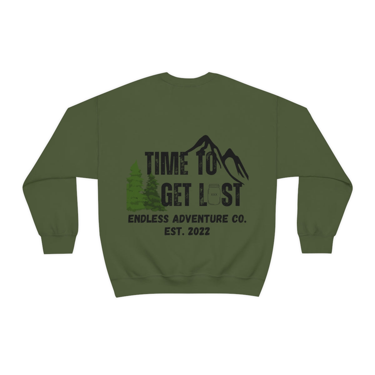 Time To Get Lost Heavy Blend™ Crewneck Sweatshirt