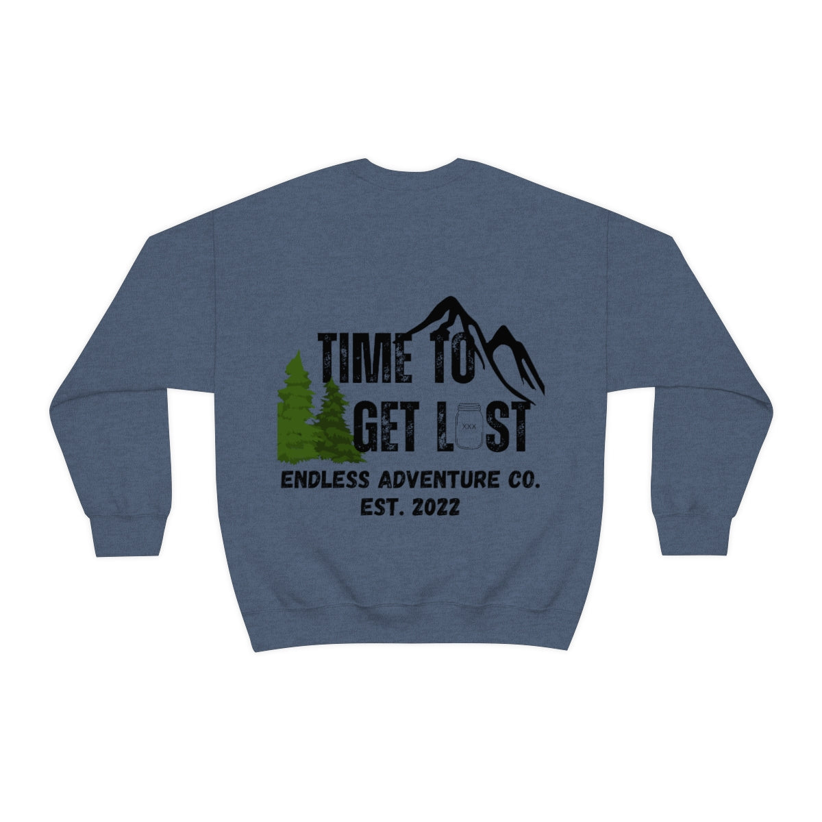 Time To Get Lost Heavy Blend™ Crewneck Sweatshirt