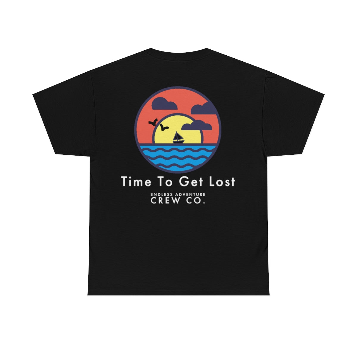 Time To Get Lost Collection Tee (Black Design)