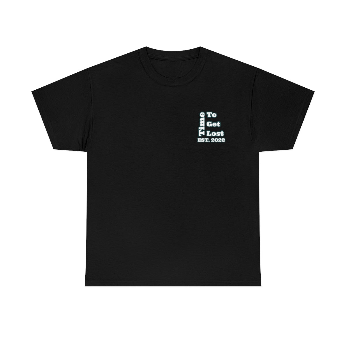 Time To Get Lost Collection Tee (Black Design)