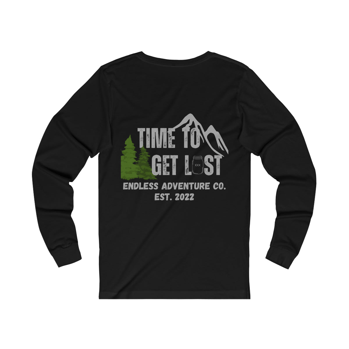 Time To Get Lost Jersey Long Sleeve Tee