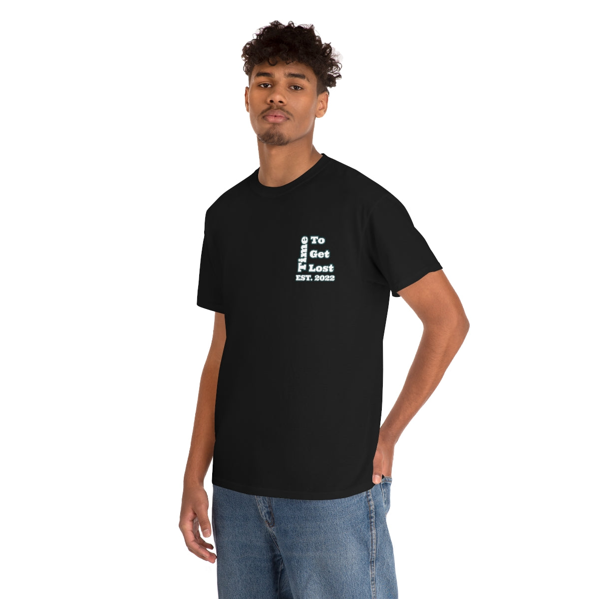 Time To Get Lost Collection Tee (Black Design)