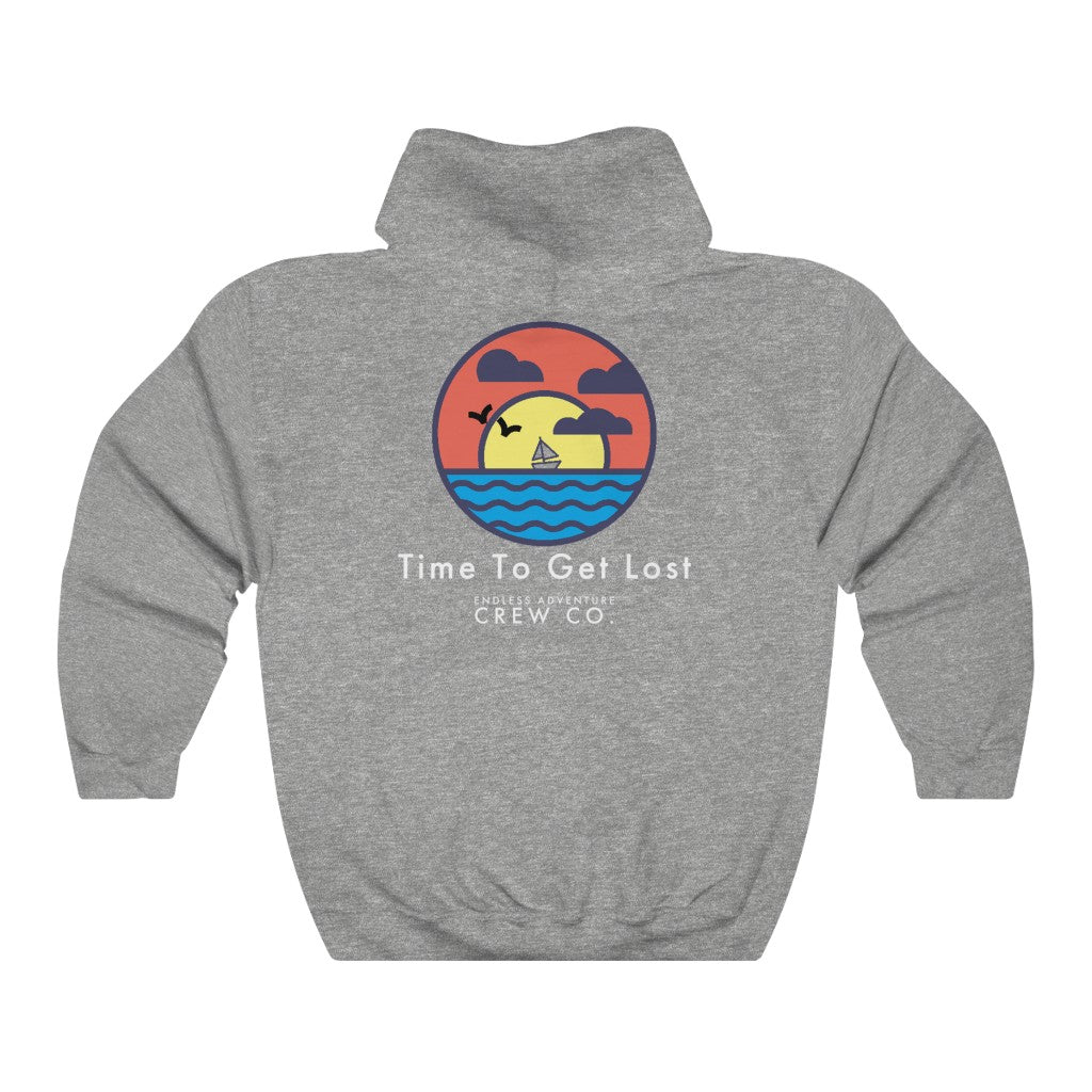 Time To Get Lost Sweatshirt (Gray Design)